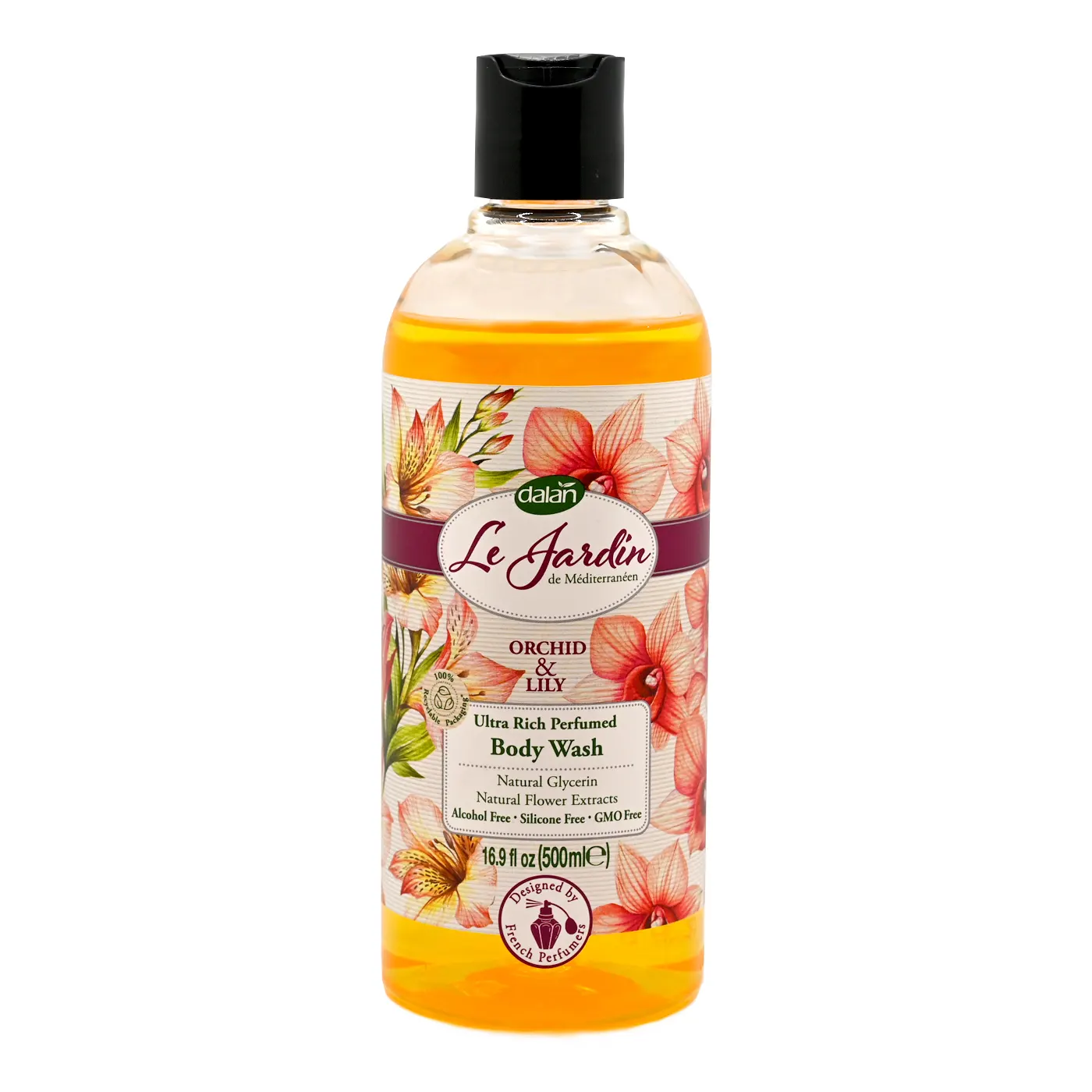DALAN LE JARDIN гель для душа 500ml Орхидея и лилия