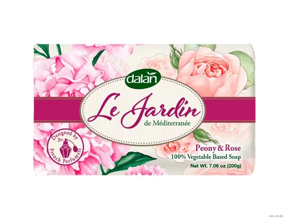 DALAN LE JARDIN МЫЛО 200g Пиона и роза